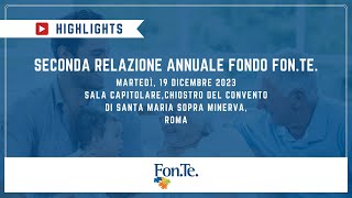 Seconda Relazione annuale Fondo FonTe  highlights [upl. by Leahcim]