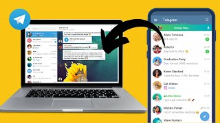 How to Connect Telegram App to Laptop or pc  Connect within a minute  telegram [upl. by Haroppiz]