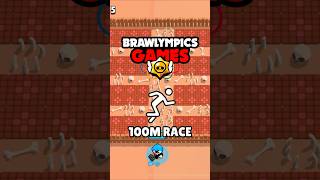 The most liked countries in comments will be in the next parts  Brawlympics Games 100m race bs [upl. by Nylasoj61]