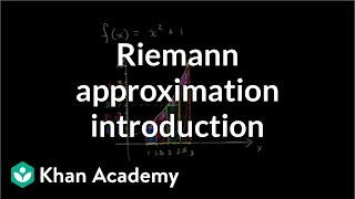 Riemann approximation introduction  Accumulation and Riemann sums  AP Calculus AB  Khan Academy [upl. by Melamed]