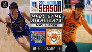 MPBL HIGHLIGHTS MUNTINLUPA CAGERS VS DAVAO OCCIDENTAL TIGERS MAY 1 2024 [upl. by Yuhas]