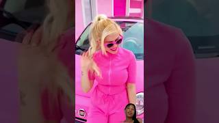 Barbie pink color car🚗 viral barbiegirl trending [upl. by Aseen]