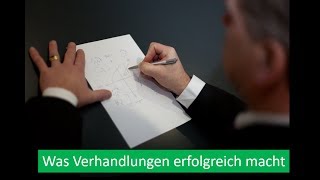 Was Verhandlungen erfolgreich macht [upl. by Armil]