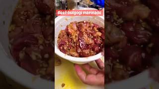 Beef bulgogi marinade [upl. by Alfonzo]