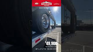 Dorsey AF48 Flatbed Blowout Deal dorsey trailersforsale commercialtrucking [upl. by Eemia566]