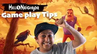 Hello Neighbor  Part1  Act 1 Tips  GoBloxMe [upl. by Elsbeth]