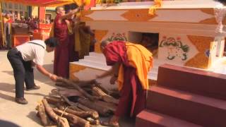 Cremation of Kyabje Tenga Rinpoche Part 2 [upl. by Oderfliw]