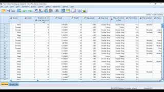 How to calculate BMI in SPSS  How to convert BMI in continuous form to categorical form in SPSS [upl. by Royo]