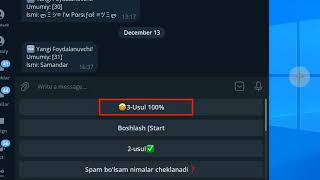 Telegramda Spamdan chiqish 100 Spamdan chiqasiz  obuna boling [upl. by Cartan]