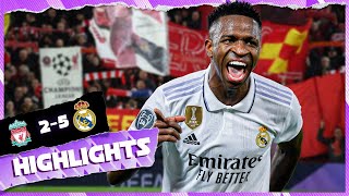 HIGHLIGHTS  Liverpool 25 Real Madrid  UEFA Champions League [upl. by Ecinna]