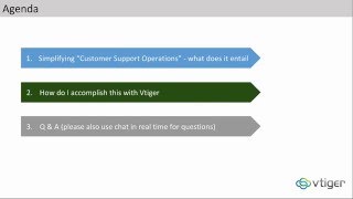 Vtiger Helpdesk Webinar Series Part 1  Simplifying Customer Support with Vtiger [upl. by Ennovi]