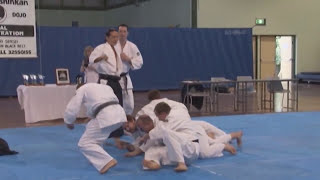 Aikido Yoshinkan Brisbane Dojo Mori Shihan 7th Dan 2012 合気道養神館 「塩田剛三渋川剛気 最後の内弟子」 森道治 師範 [upl. by Randa]