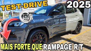 NOVO JEEP COMPASS BLACKHAWK 2025  TESTEI O SUV MAIS RÁPIDO fabricado no Brasil [upl. by Dinsdale900]