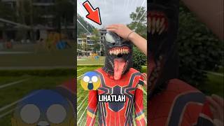 SpiderMan berbentuk Venom ⁉️😱🤔 [upl. by Hakim]