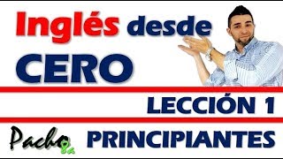 Lección 1  Pronombres personales y verbo TO BE presente afirmativo  Curso inglés GRATIS [upl. by Fromma392]