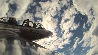 Fouga Magister Two Ship Lappeenranta 28 6 2014 [upl. by Ylagam102]