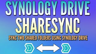 Use Synology Drive ShareSync to Sync Two Shared Folders Tutorial [upl. by Demona152]