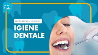 Igiene Dentale CENTRO DENTISTICO UNISALUS [upl. by Placeeda]