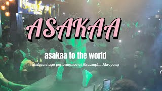 Asakaa stage performance at AKUAPIM AKROPONG1 SH Too Litty [upl. by Angelica]