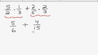 Adding and Multiplying Fractions [upl. by Quill704]