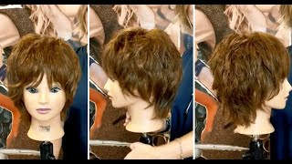 Modern Short PixieMixie Shag Haircuts Tutorial  Short Layered Hair Cutting Techniques [upl. by Anoiek]