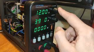 Short look at Wanptek APS605H Power supply unit efficiency issue MUR30120PT fan on 510 seconds [upl. by Gnek]