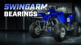 How To Replace Swing Arm Bearings on a Sport ATV [upl. by Ohploda372]