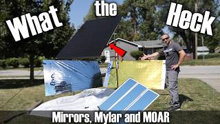 415w BiFacial Solar Panels with Mirrors Mylar and More [upl. by Anilegnave]