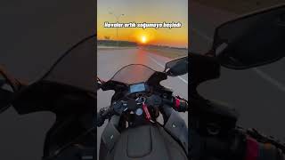 Motorcuların havalı anları motovlog shorts keşfet huzun [upl. by Schnur668]