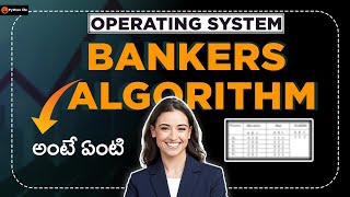 Bankers algorithm in os  operating system in tutorials in telugu [upl. by Yenahs]