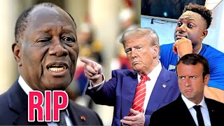 😭 Crise de la côte divoire 🇨🇮 Alassane Ouattara Donald Trump est fâché cest fini Emanuel Macr [upl. by Inoy530]