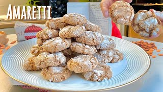 AMARETTI MORBIDI CALABRESI facilissimi alle Mandorle 🍪 di Tutti a tavola [upl. by Jobye42]