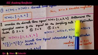 DSP  Decimation and Interpolation in DSP  Downsampling and Upsampling  examples [upl. by Felicia]