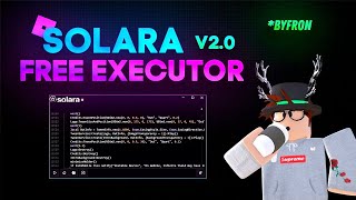 Roblox EXECUTOR NEW Exploit Solar 2024  PC Byfron Bypass Level 7 [upl. by Riesman]