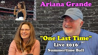 Reaction Ariana Grande quotOne Last Timequot Live at Summertime Ball 2016 [upl. by Shih43]