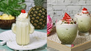 MEINE LIEBLINGSGETRÄNKE TEIL 3 ALKOHOLFREIE COCKTAILS BABY PINA COLADA  ROSE DALGONA IFTAR DRINK [upl. by Notsyrb]