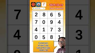 Carta Ramalan 4D Prediction Gd Lotto 101524  Dato Chai ramalan4d gdlotto4dchart 9lotto4D [upl. by Norty]