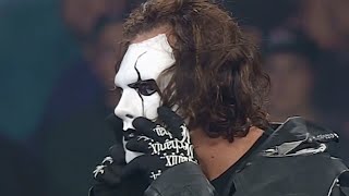 Sting takes off his Sting mask [upl. by Sander]