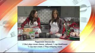 Sugar Free No Bake Peppermint Cheesecake Lite amp Sweet Xylitol Sweetener [upl. by Bassett]