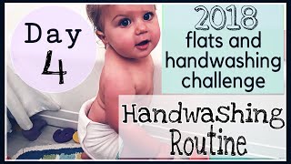 How to Hand Wash Cloth Diapers  Day 4  Flats and Handwashing Challenge 2018 [upl. by Richela]