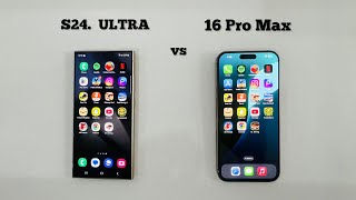 iphone 16 Pro Max vs Samsung S24 Ultra  Speed Test [upl. by Roshelle412]