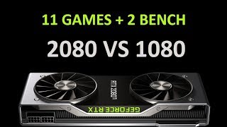 RTX 2080Ti vs GTX 1080Ti in 11 GAMES [upl. by Pegeen]