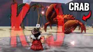 KJ VS THE CRAB BOSS Who Would Win  The Strongest Battlegrounds Roblox [upl. by Nyleikcaj]