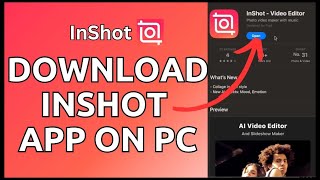 How to Download InShot App on Desktop PC 2024 [upl. by Enyamrahs]