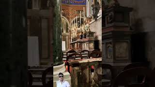 Roman Catholic beautiful Church in Italy and inside the Church with Millions in art amp basilica [upl. by Lazarus]