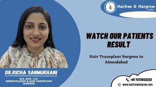 Best Hair Transplant in Ahmedabad  FUE hair Transplant  Hairfree Hairgrow Clinic Ahmedabad [upl. by Vanda]