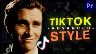 Advanced TikTok Edit Style  Premiere Pro Tutorial [upl. by Kaden]