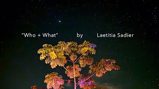 Laetitia Sadier quot Who  Whatquot Official Music Video [upl. by Saunder]