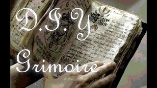 DIY GrimoireBOSSpell Book [upl. by Delcina570]