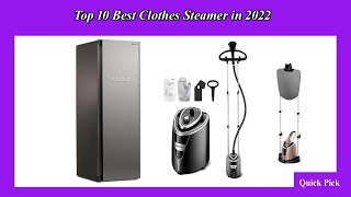 Top 10 Best Clothes Steamer in 2022  Best Clothes Steamer [upl. by Dorahs289]